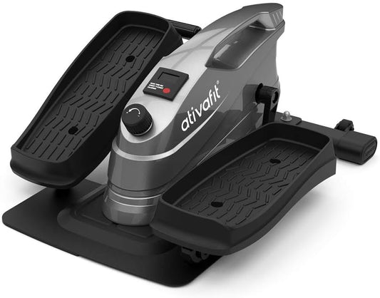 Magnetic under Desk Elliptical Pedal Exerciser for Home and Office Indoor Workout Poratable Mini Steppers Elliptical Training Machines for Senior Physical Therapy Equipment