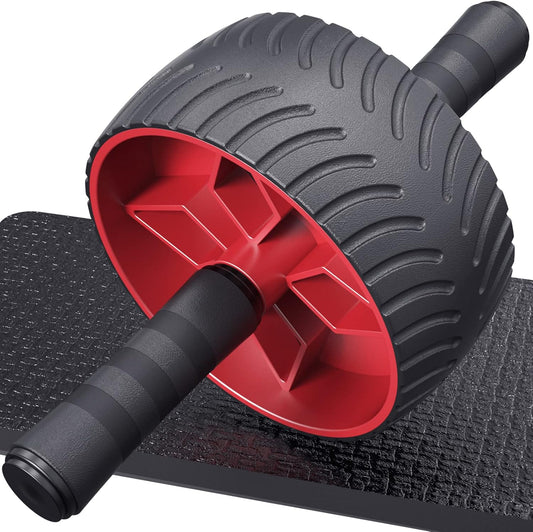 Get Your Abs in Gear with the Ultra-Wide Ab Roller Wheel – Your New Best Friend for Core Crushing Workouts (Knee Pad Included!)